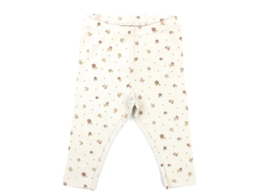 Wheat leggings chalk flowers